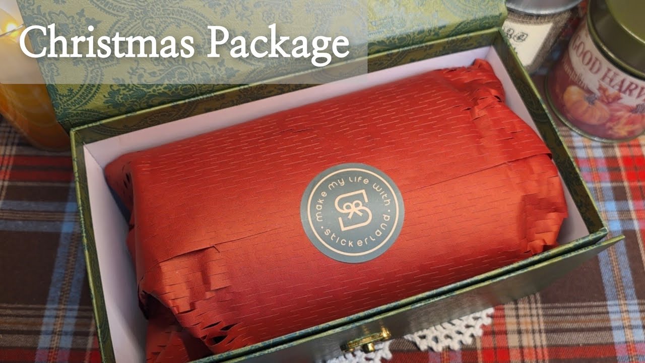 스티커랜드 크리스마스 특별 패키지 하울하고 다꾸하기 | Christmas |Journaling | unboxing 