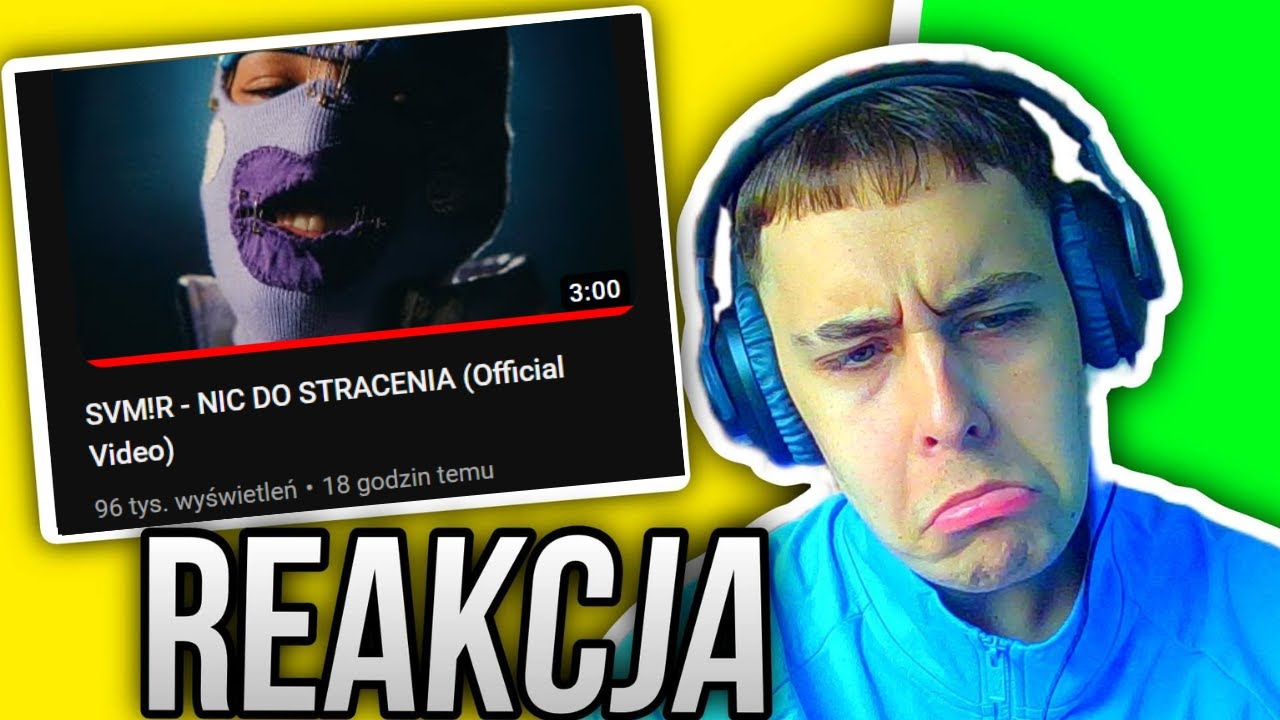 SVM!R - NIC DO STRACENIA (Official Video) (REAKCJA!!!)