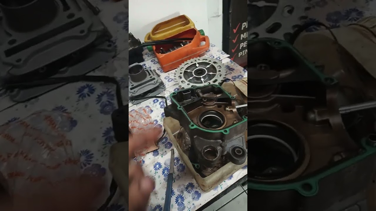 montagem motor dafra laser 150 e gtr comet