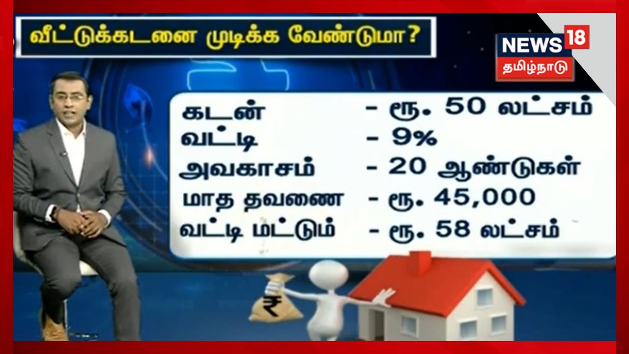 Home Loan Interest | வீட்டுக்கடனை விரைவில் முடிக்க வேண்டுமா ? | Nanayam | EMI | News18 Tamil Nadu