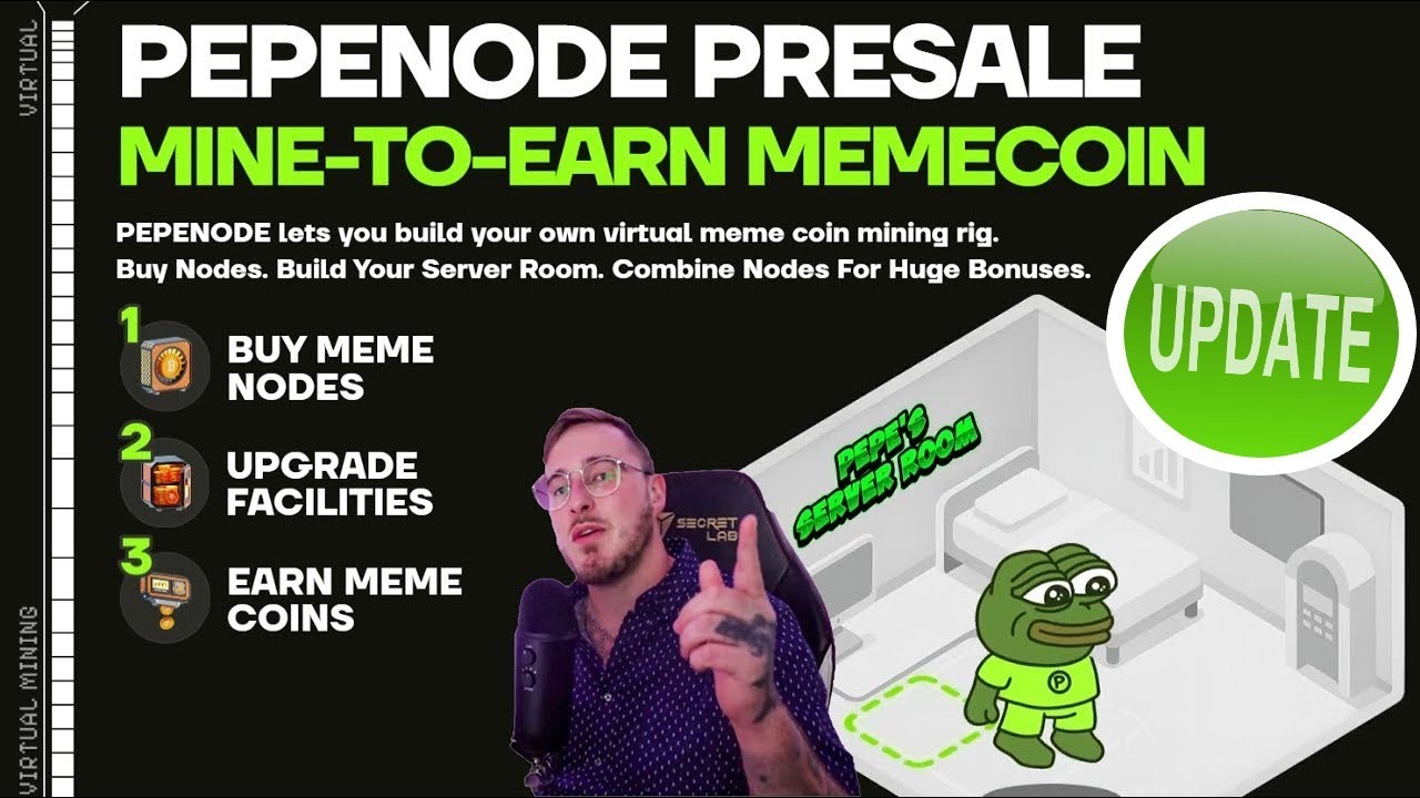 TOP GameFi Project | Mine-To-Earn Game | PEPENODE Update | EARN MEMECOINS