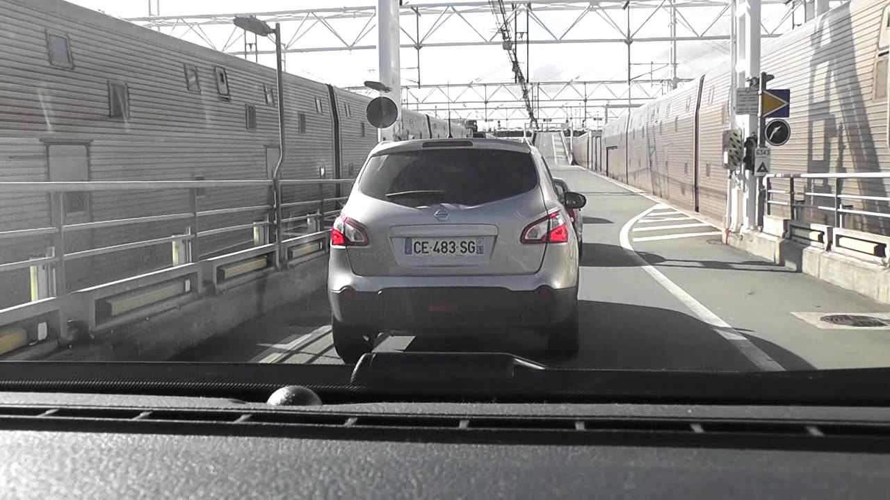 Boarding the Eurotunnel Shuttle in Calais