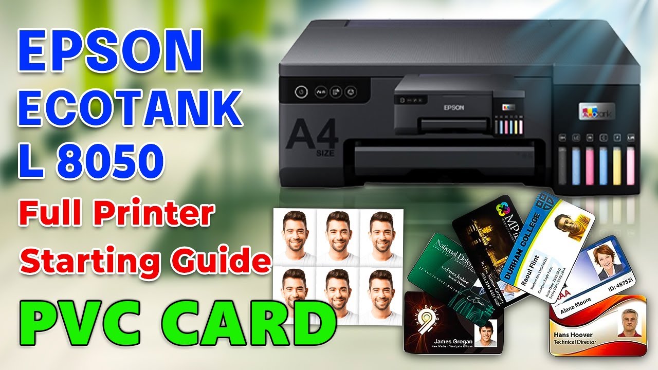 Master Id Card Printing With The Epson L8050 Printer: Easy Step-by-step Tutorial