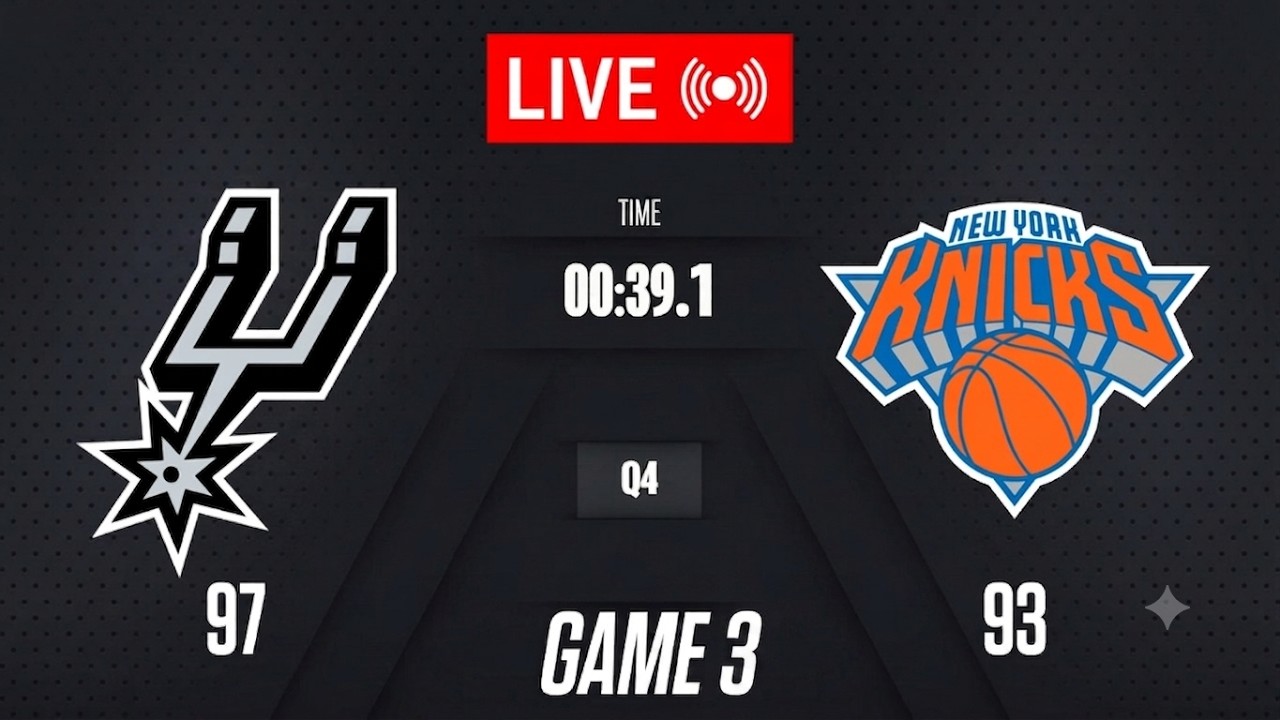 NBA LIVE! San Antonio Spurs vs New York Knicks GAME 3 | June 8, 2026 | NBA 2K26 SIMULATION