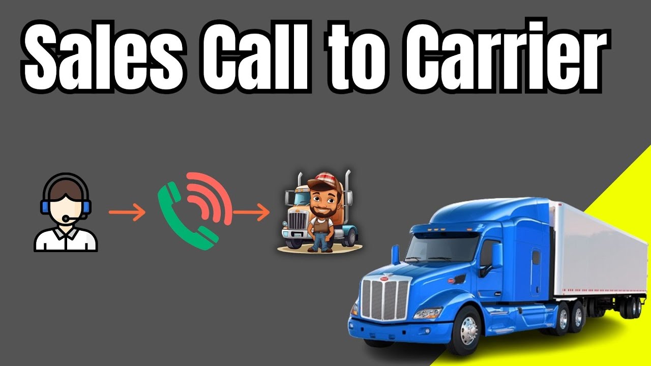 Live Call between Sales agent and Carrier