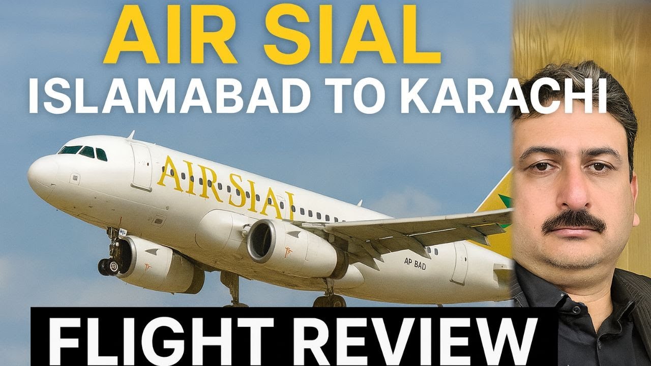 Air Sial Islamabad to Karachi Flight Review | Full Experience