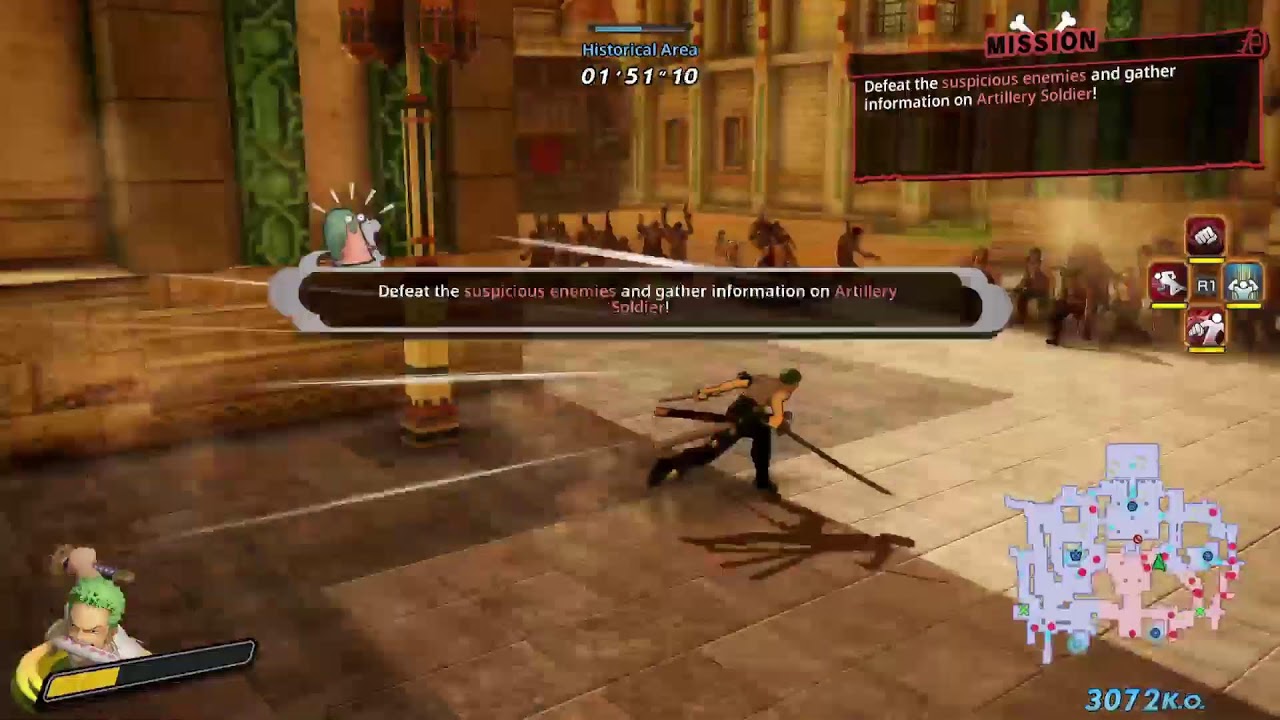 One piece: pirate warriors Gameplay