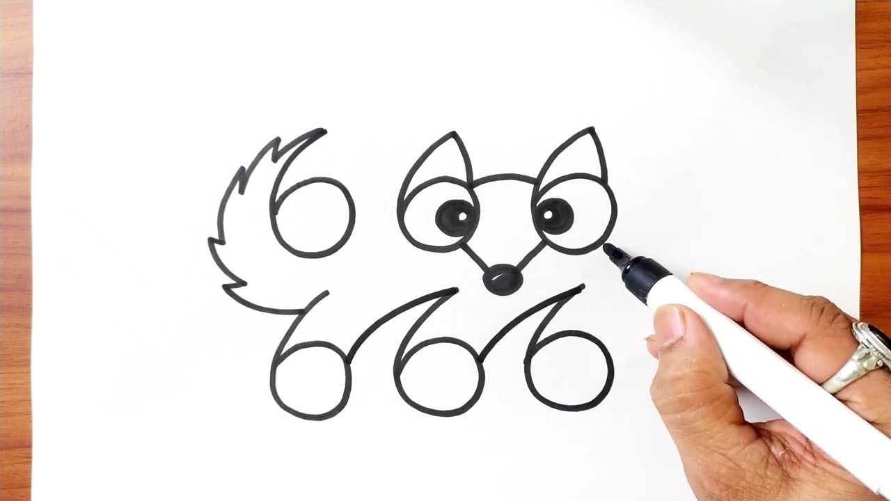Drawing Fox from 6 X 6 SIX-SIX-FOX 🦊