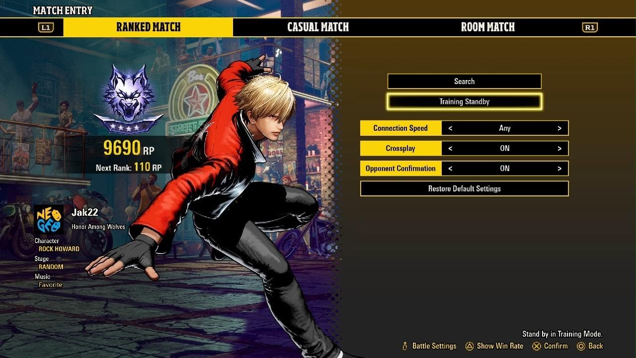 FATAL FURY: City of the Wolves: Rock vs Rock