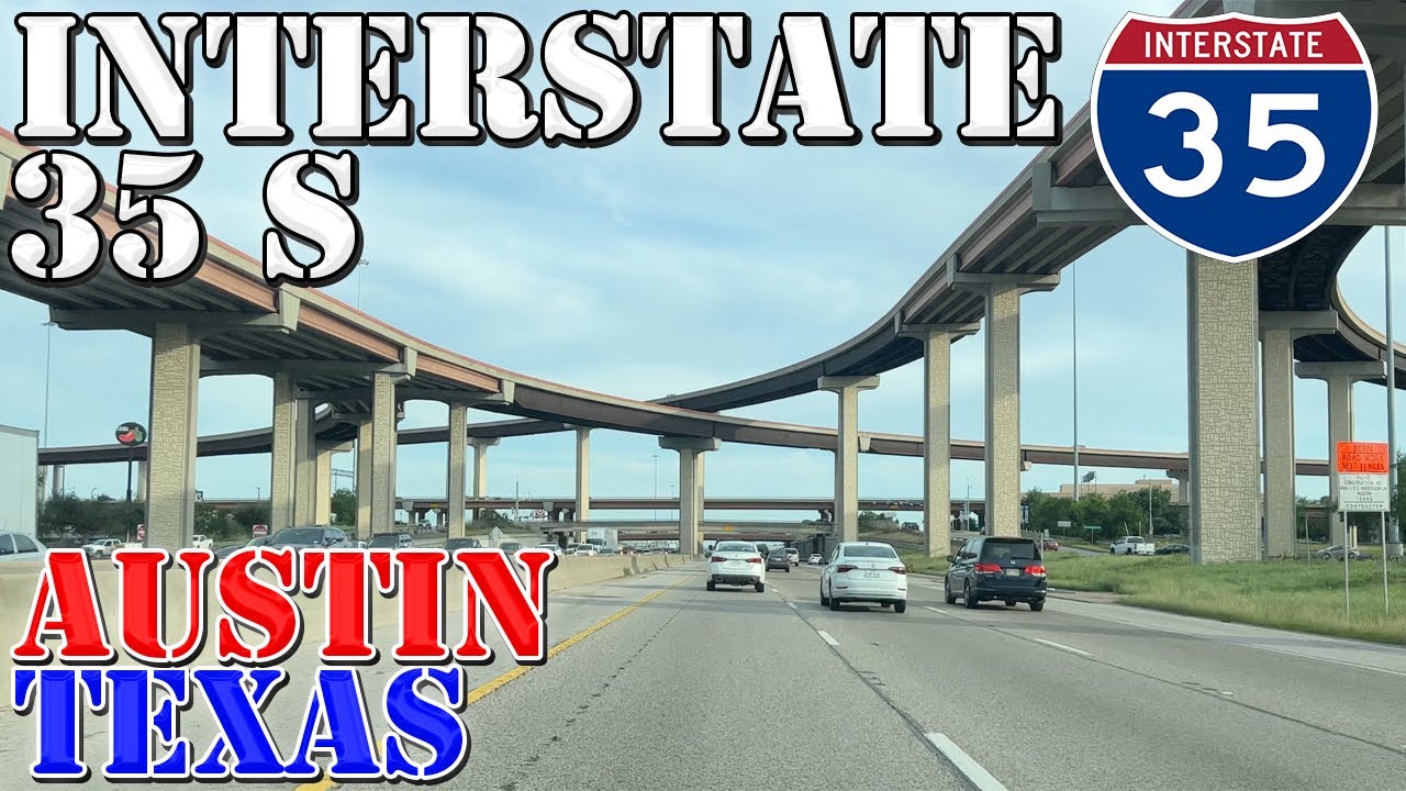 I-35 South - Temple to Austin - Texas - 4K Highway Drive