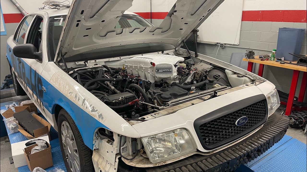 Worlds First Godzilla Swapped Whipple Supercharged Crown Vic. #VicZilla