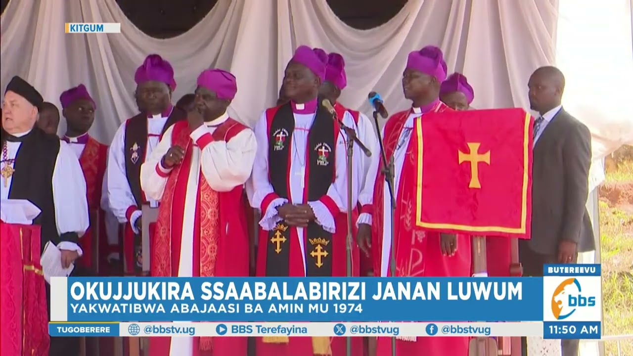 Pulezidenti Museveni atuuse e Kitgum ku mukolo gw'okujjukira eyaliko Ssaabalabirizi Janani Luwum.
