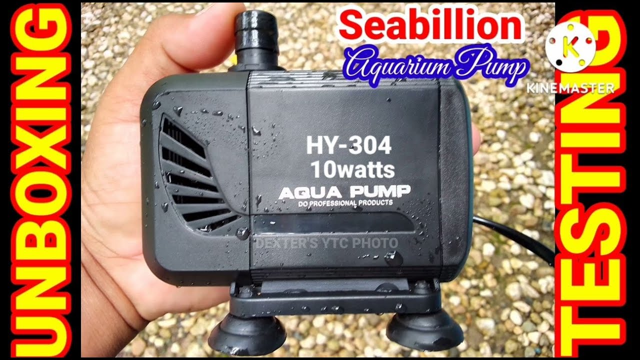 UNBOXING / TESTING ~ Seabillion AQUA PUMP HY-304