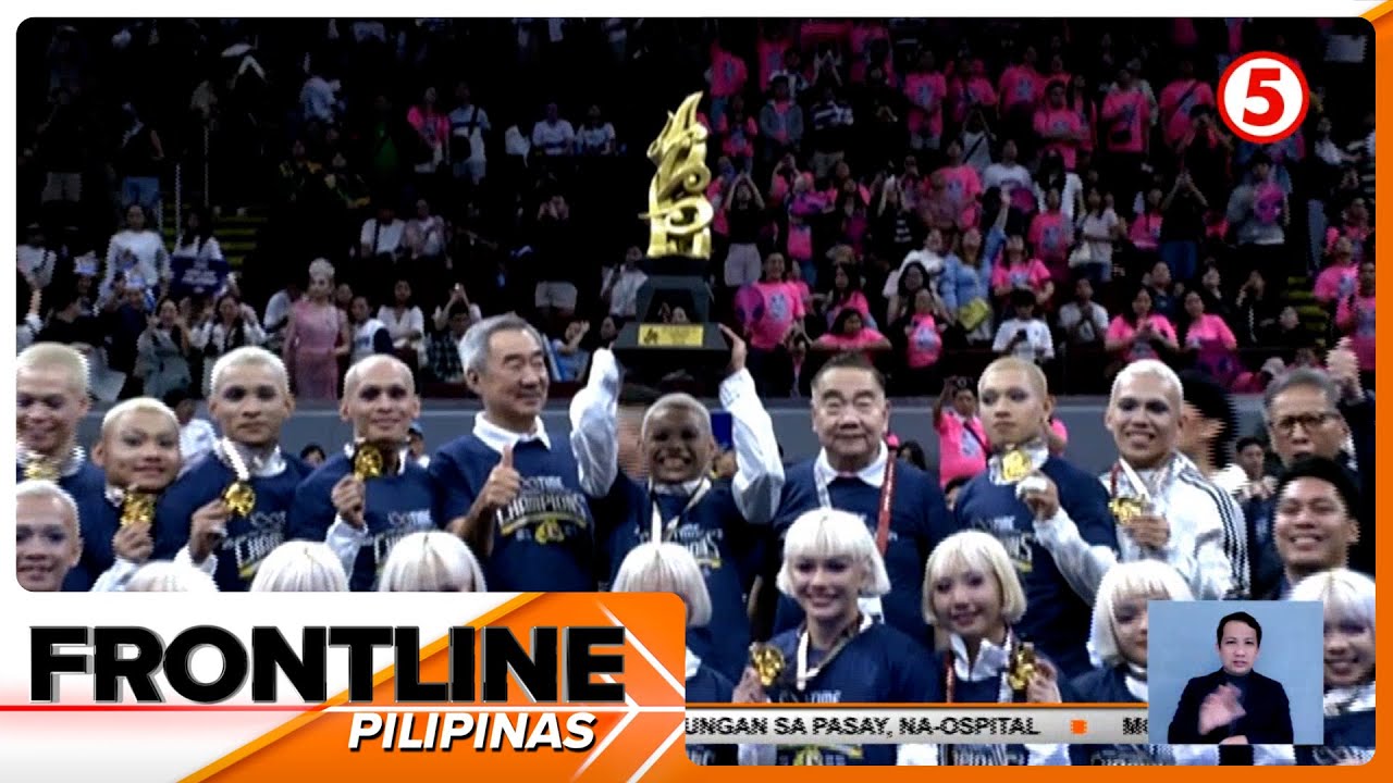 NU Pep Squad, kampeon sa UAAP Season 87 Cheerdance Competition | Frontline Pilipinas