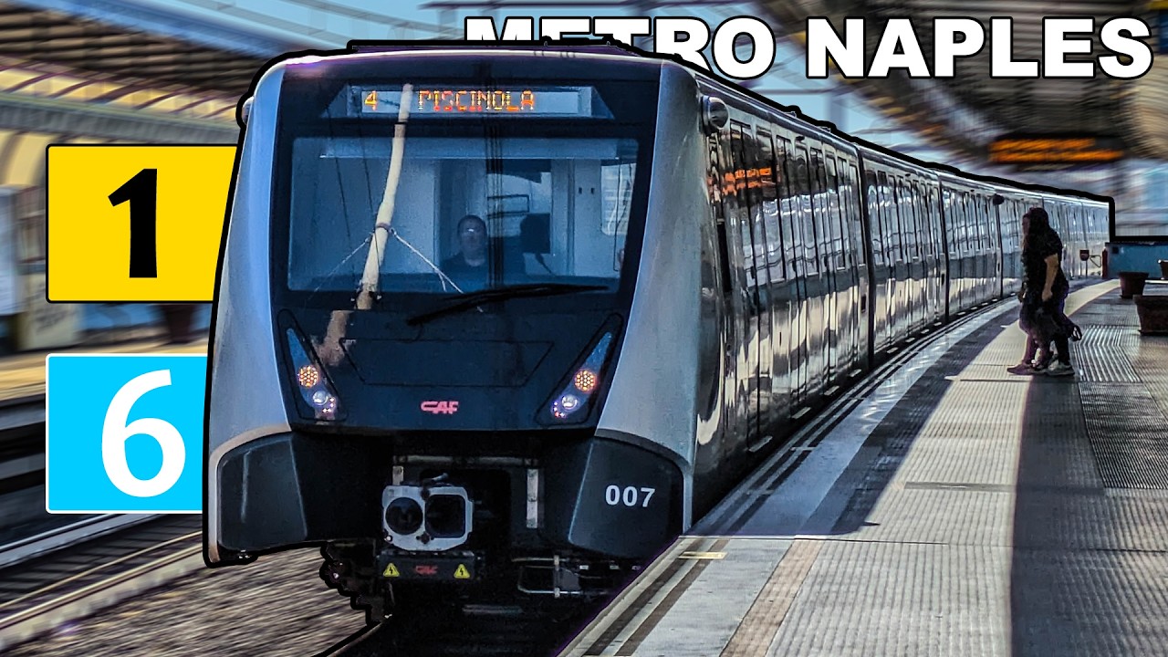 🇮🇹 Naples Metro - All the Lines (Lines 1 & 6) (2024) (4K)