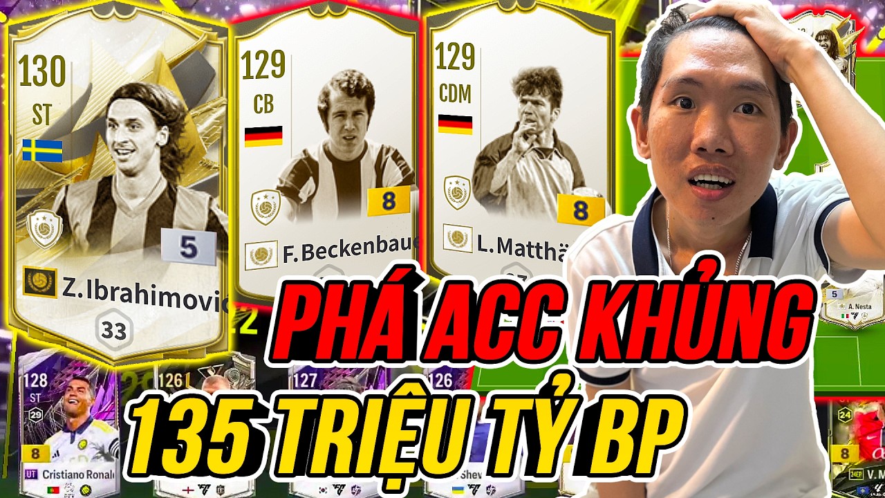 TH&Agrave;NH HO&Agrave; Hữu Duy&ecirc;n Ph&aacute; Căng ACC Si&ecirc;u Khủng 135 Triệu Tỷ BP To&agrave;n H&agrave;ng Cực VIP | FC Online