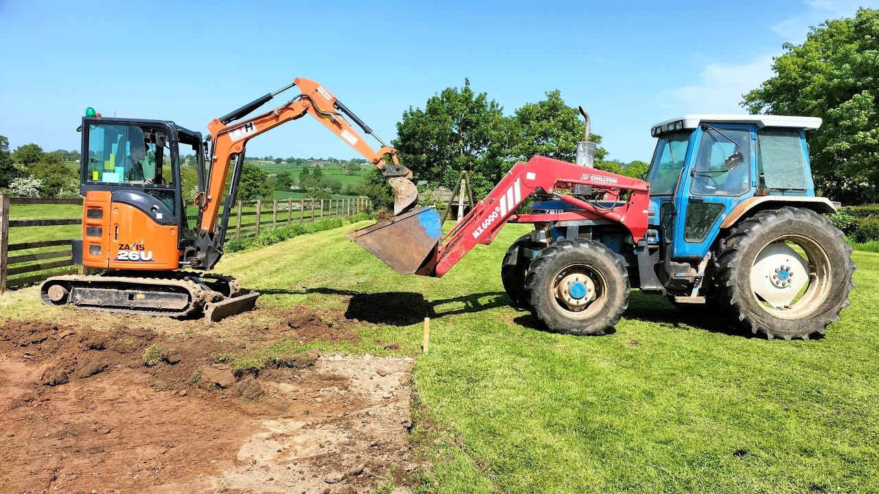 Installing a new shed base | Hitachi 26U