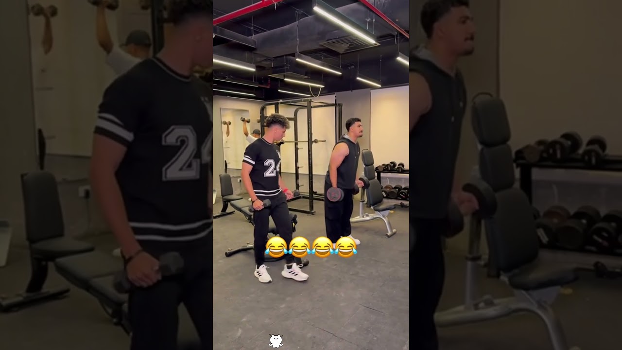 Gym prank 🤣🤣🤣 #funny #prank #happy #amusing #scared