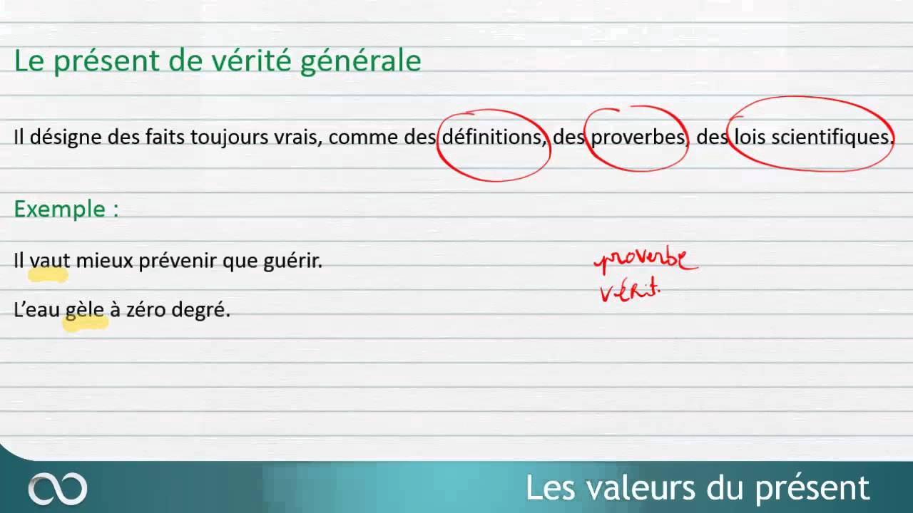 Les valeurs du présent