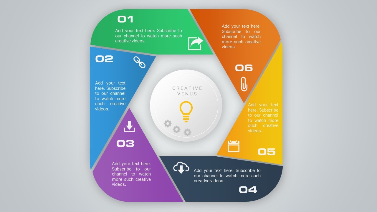 How to Create #Infographics #Business #Concept, Steps or Processes in Microsoft PowerPoint (PPT)