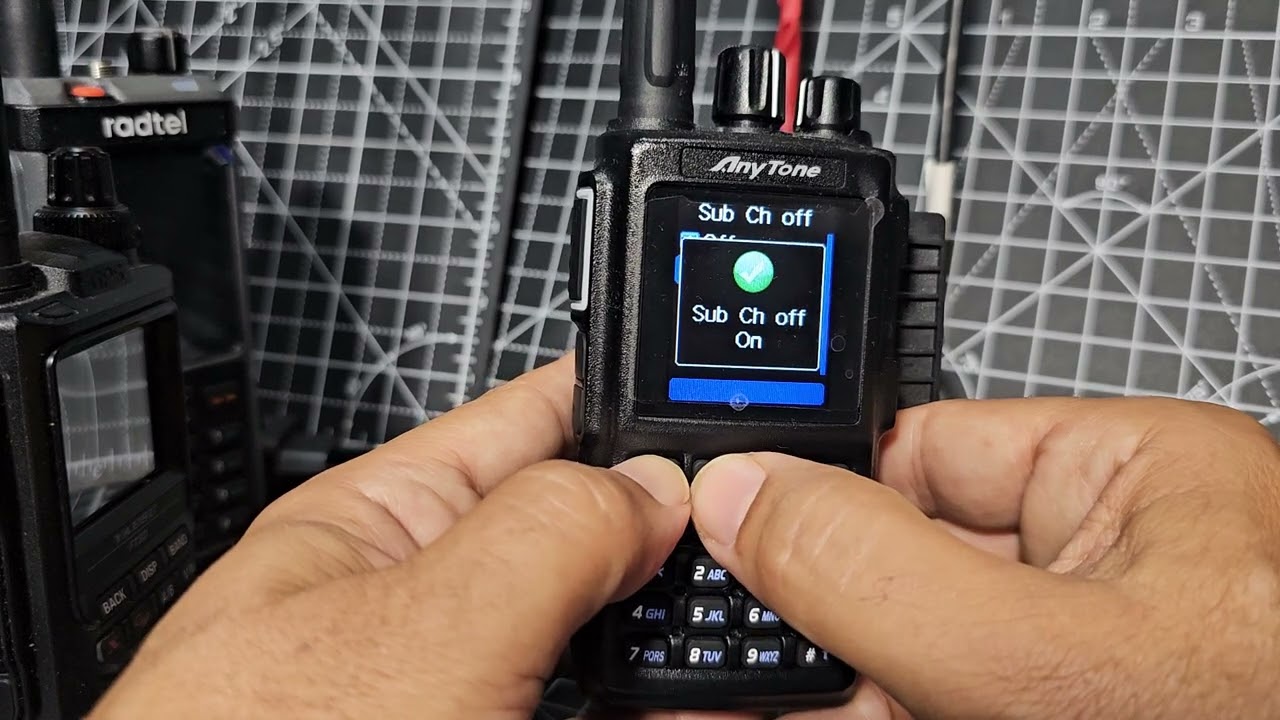 Anytone D168 - Single Screen Mode 