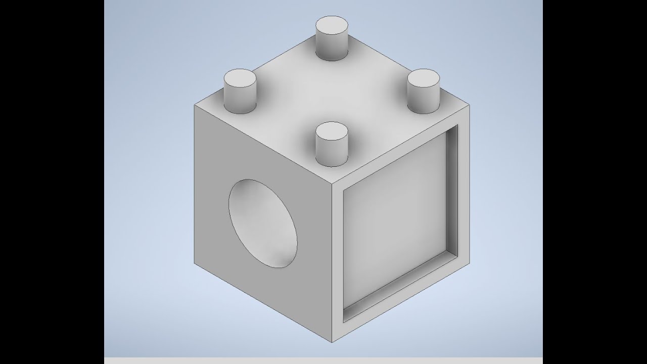 AutoDesk Inventor Extrude Feature Volume 1