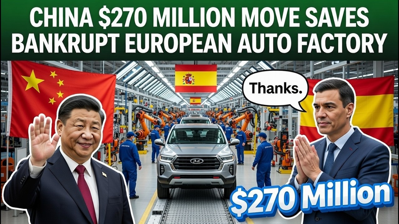China’s $270M Rescue of European Auto Plant SHOCKS the Industry – Global Power Shift Begins!