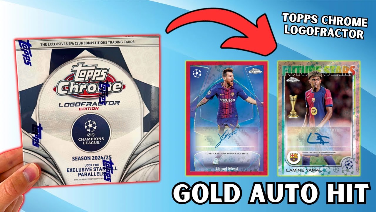 NEW! Topps Chrome UCC 2024/25 Logofractor box opening!