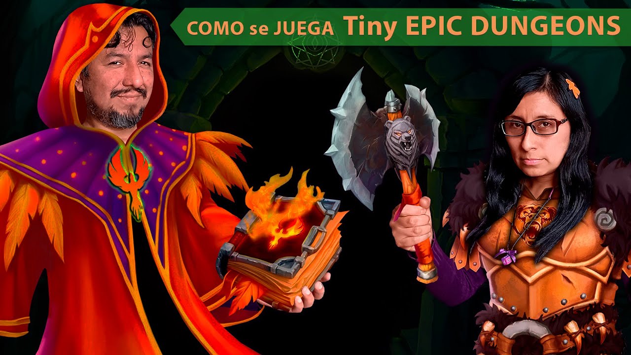Cómo se JUEGA Tiny EPIC DUNGEONS ⚔ | Pequeñas GRANDES Mazmorras || Aventureros Lúdicos