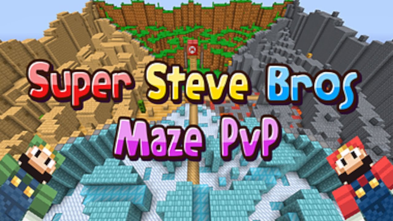 SUPER STEVE BROS PvP! | Custom 1.9 Minecraft Map