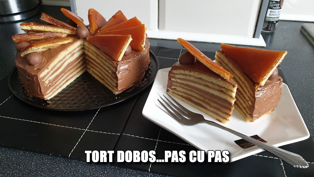 TORT DOBOS   PAS CU PAS @adrianascooking