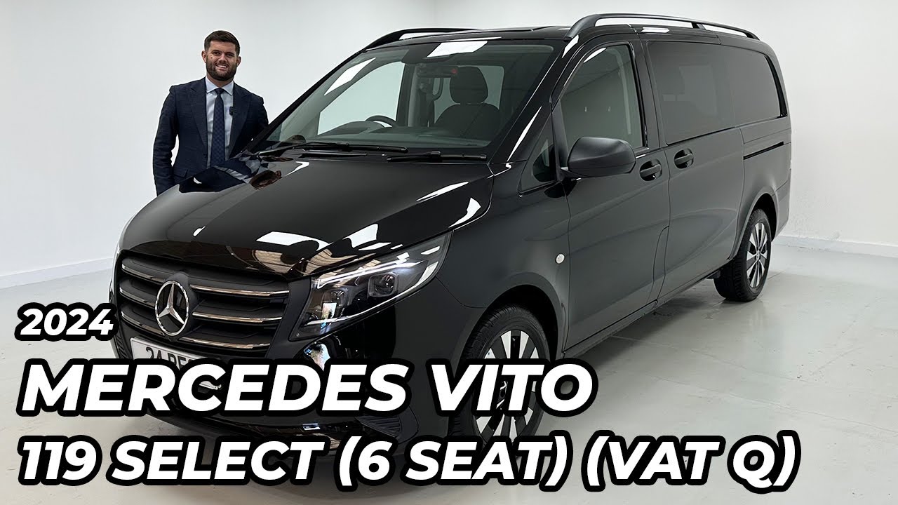 2024 Mercedes Vito 119 2.0D Crew Select LWB (6 Seat) (VAT Q)