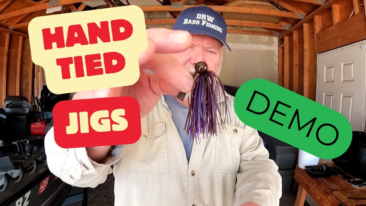 The method I use to HAND TIE Bass JIGS