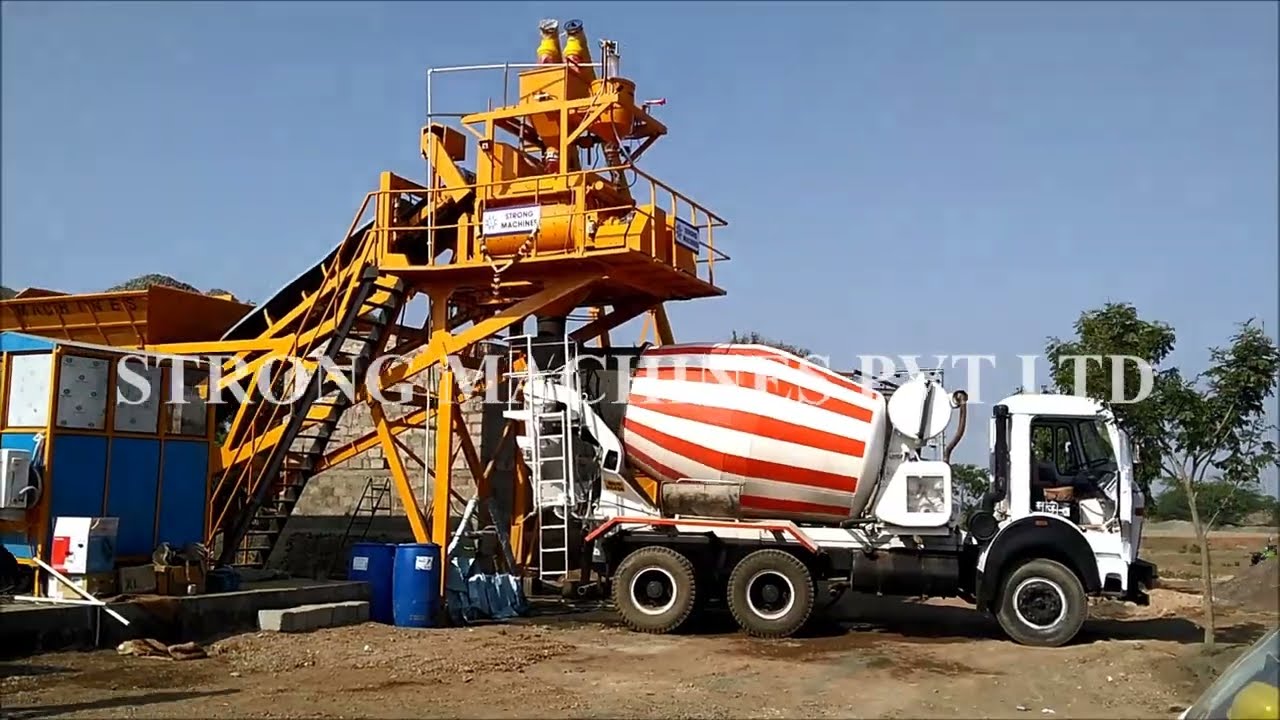 Strong Machines - Compact Concrete Batching Plant