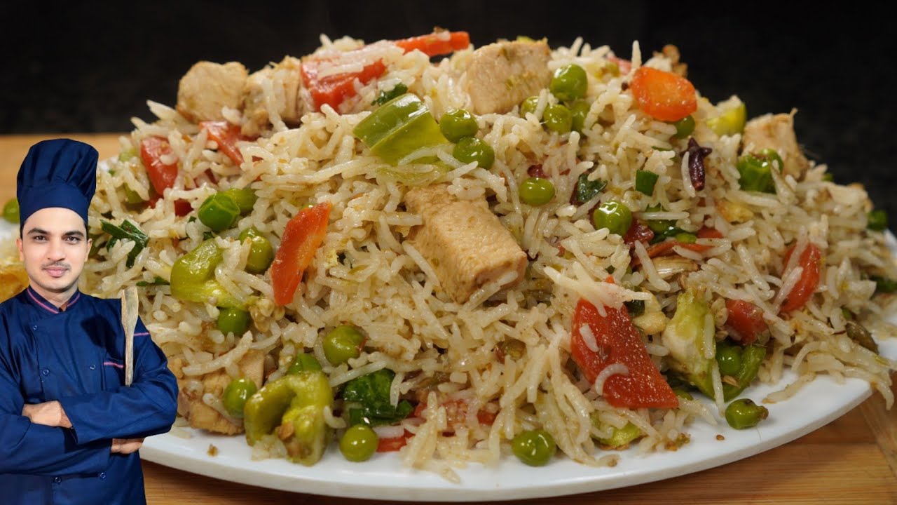 Vegetable Pulao Recipe|Simple Vegetable Pulao|Chef M Afzal|Egg Fried Rice|