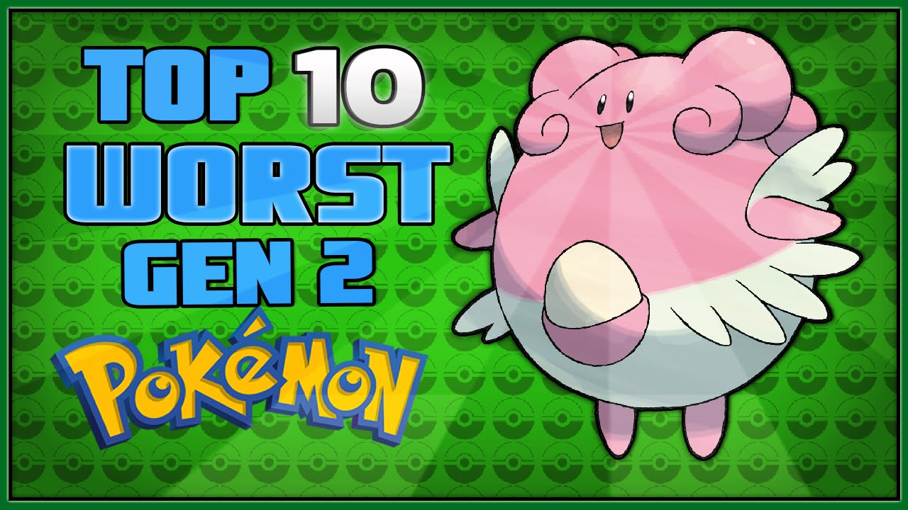 Top 10 WORST Gen 2 Pokémon | Pokémon Gold and Silver