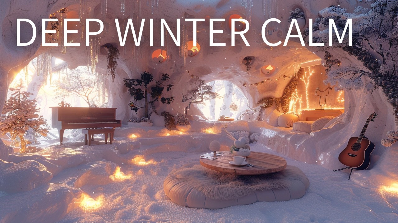 Magical Ice Dome ❄️ Soft Lofi Piano & Guitar for Deep Work