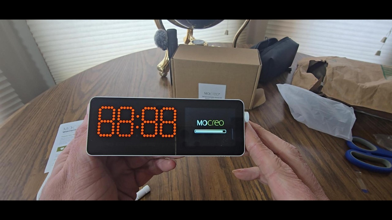 Беспроводной интеллектуальный комнатный гигрометр-термометр MOCREO с датчиком влажности и темпера...