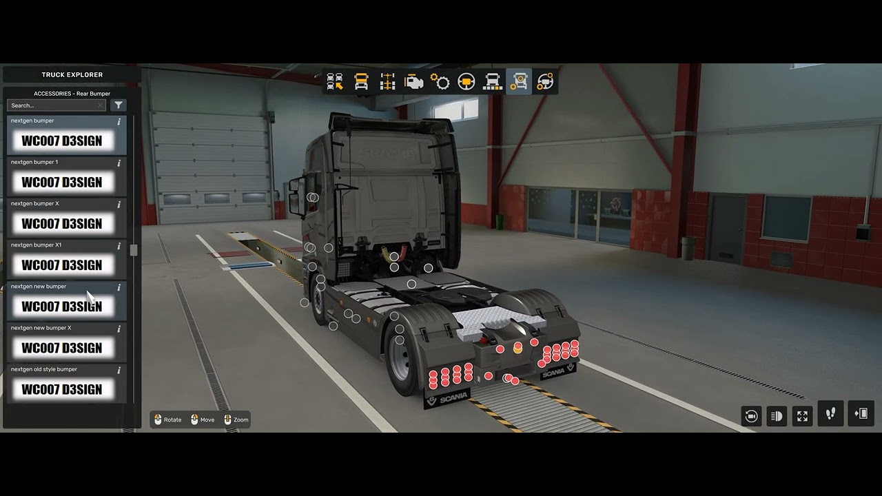 ETS2 Scania NG Dhoine battery cover