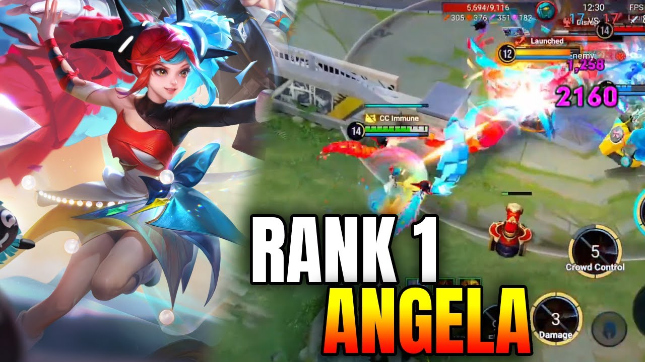 Top 1 Angela Plays! UNSTOPPABLE in High Rank