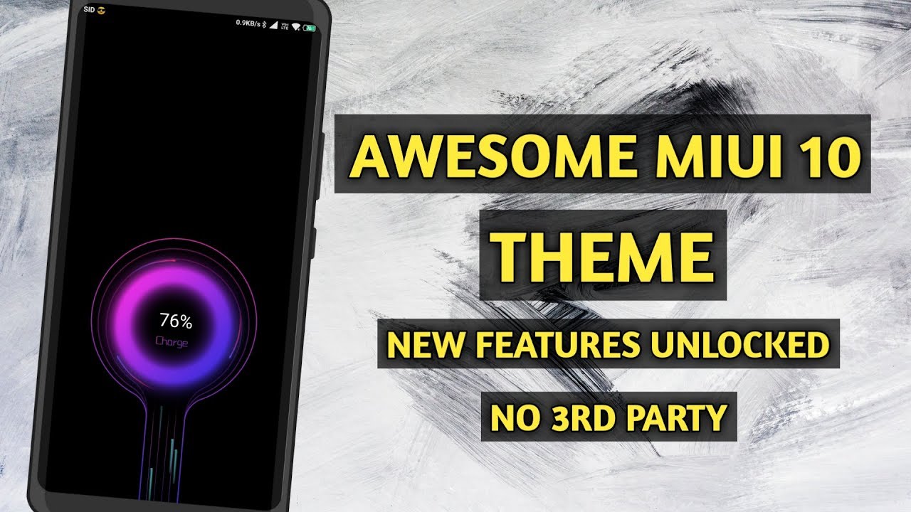 Awesome Official Theme For MIUI 10 | New Charging Animation | Any Xiaomi & Redmi Smartphone 🔥