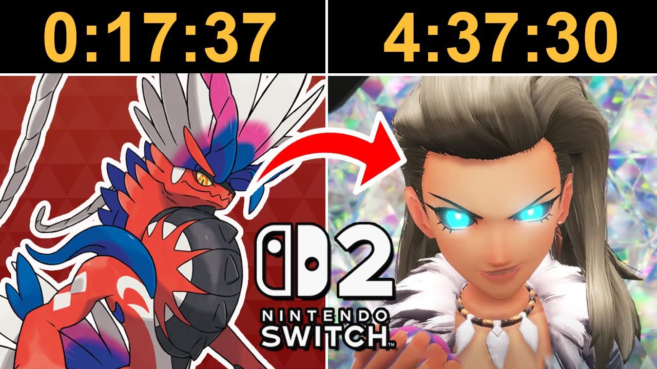 คนที่สปีดรันโปเกม่อนภาคใหม่แบบเร็วที่สุดในโลก | SWITCH 2 POKEMON SCARLET & VIOLET2 SPEEDRUN REACTION