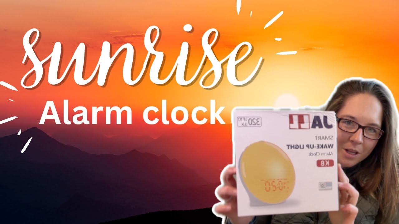 JALL sunrise alarm clock unboxing and setup: how to use your sunrise alarm clock