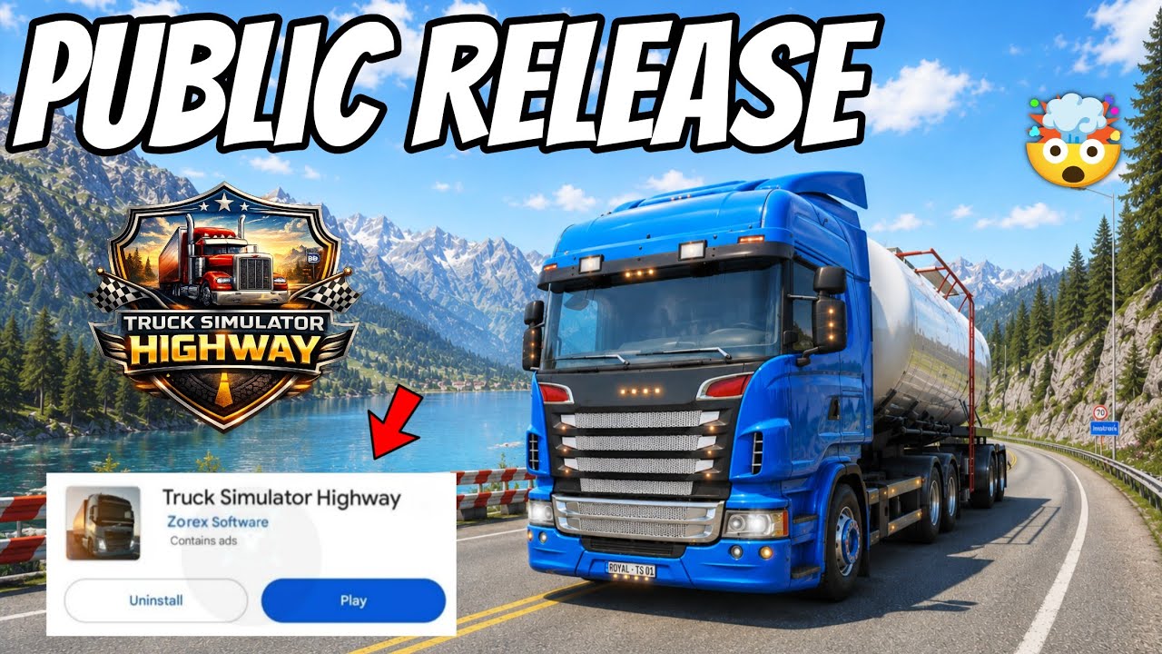 Truck Simulator Highway - Официальный Play Store🎉 Готов к запуску🔥