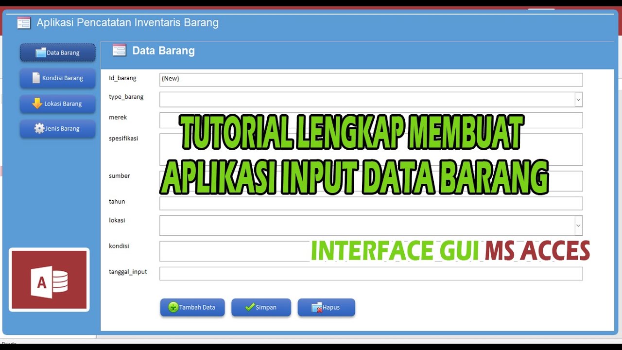 How To Create DATA ENTRY Software in Microsoft ACCESS 2023