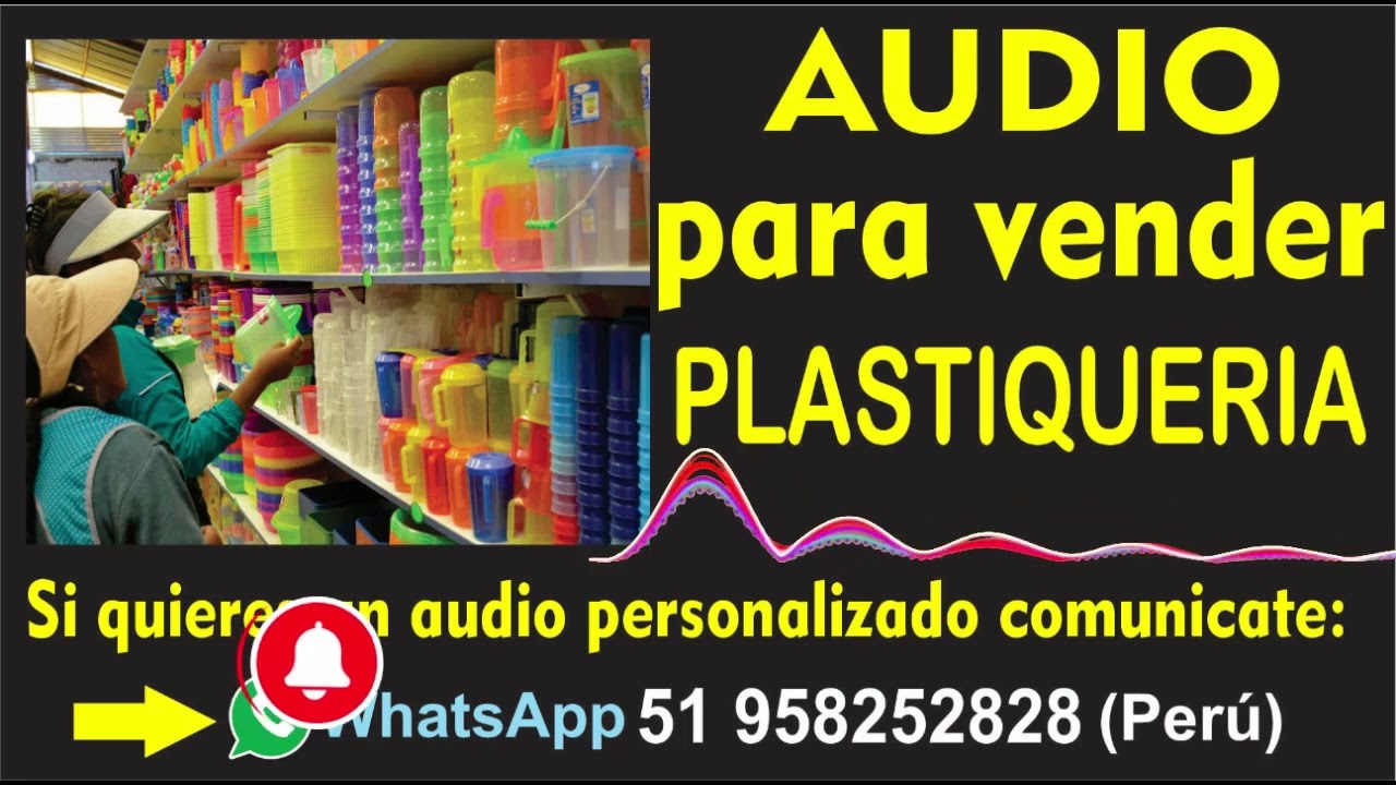 Audio para vender Plastiqueria