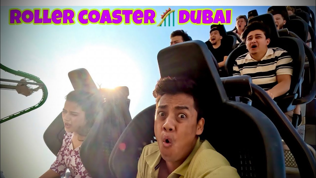 Dubai Motiongate🎢 Full Vlog , ￼😳!! Itna khatrnak rollercoaster bapre 😳!! Dubai Riverland full vlog,