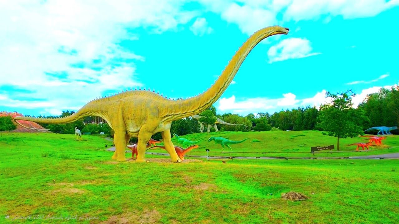 Dinosauriern Park  Deutschland Germany حديقة الديناصورات 