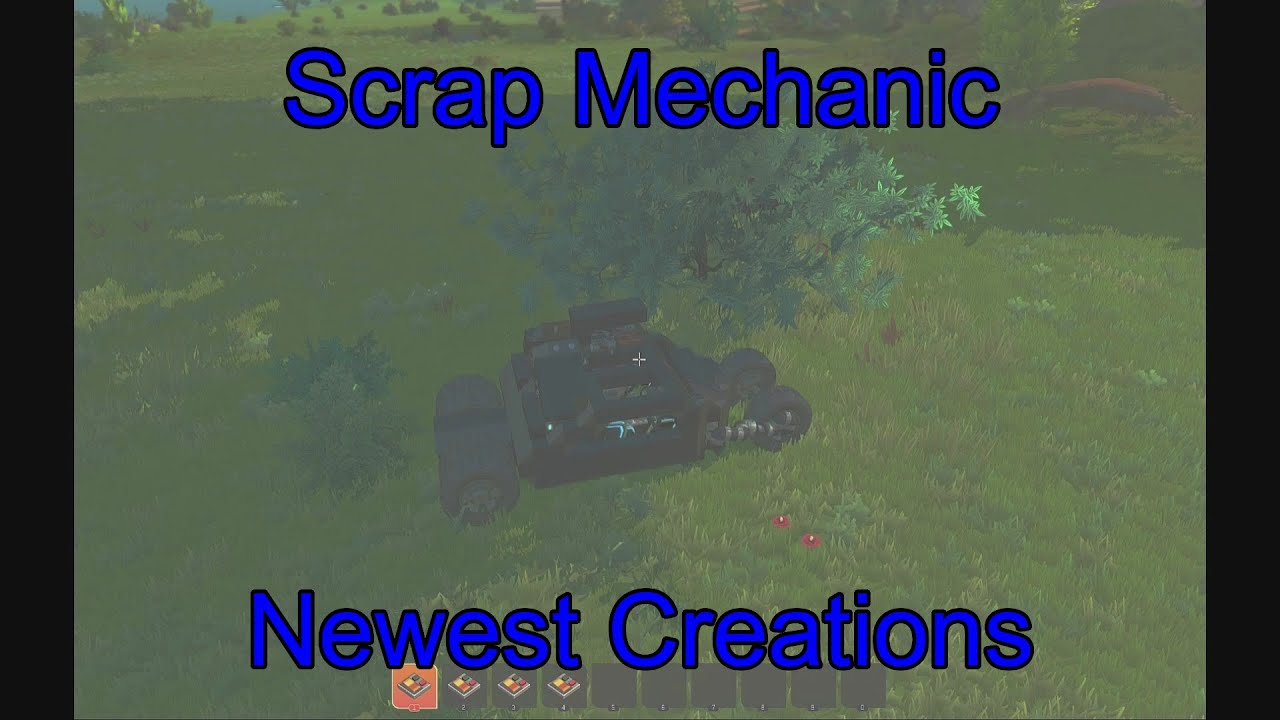Tractor, Booster Landing Tester, and More|Scrap Mechanic|Newest Creations