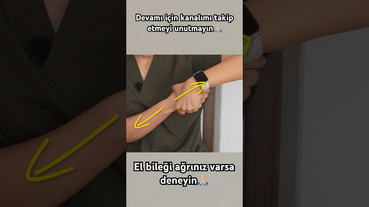 El bileği ağrınız varsa deneyin #aktifizyo #fiziktedavi #boyunağrısı #elbileğiağrısı